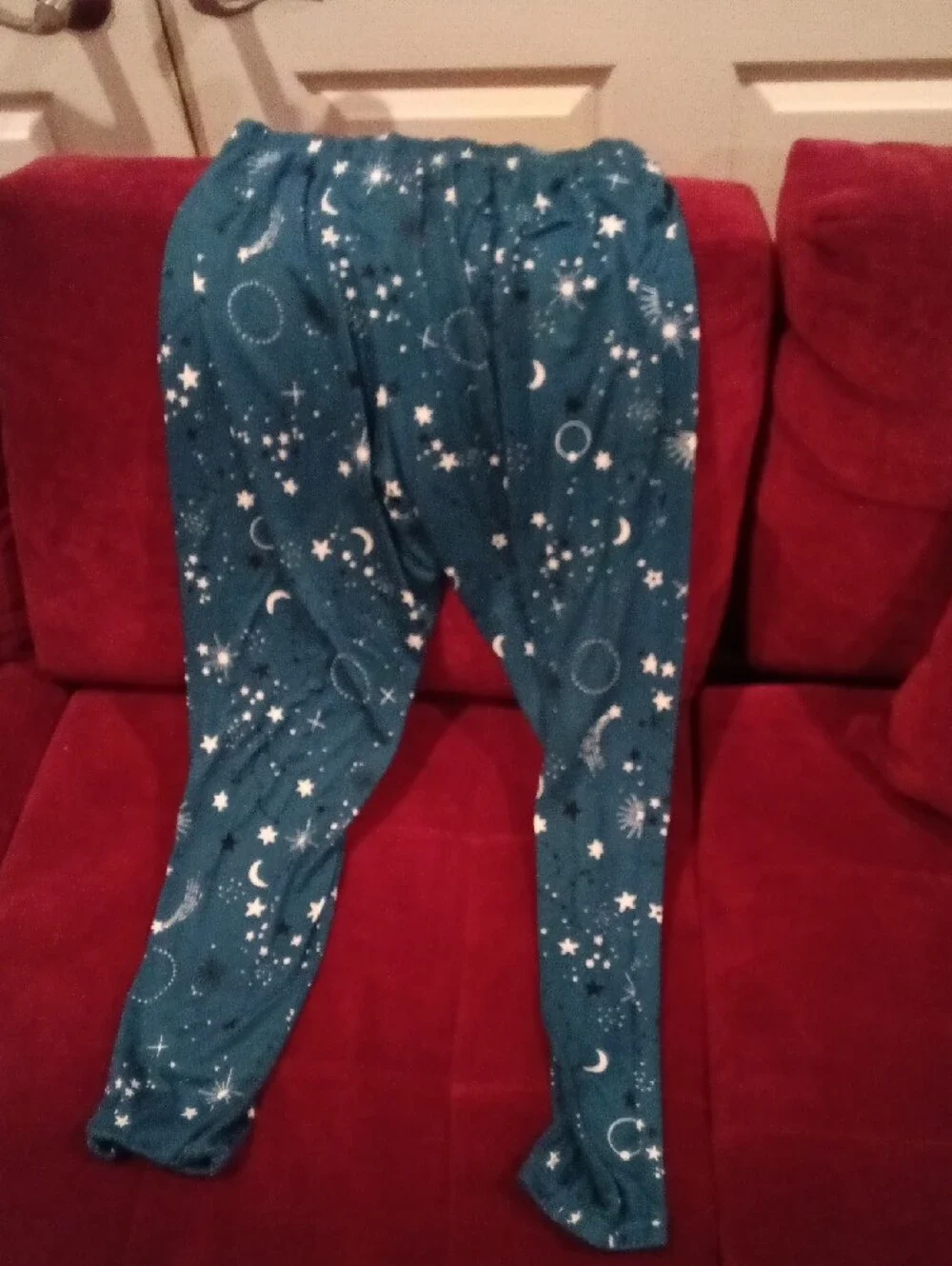 Kids Teal Star & Moon Pajama Pants - Cozy Sleepwear